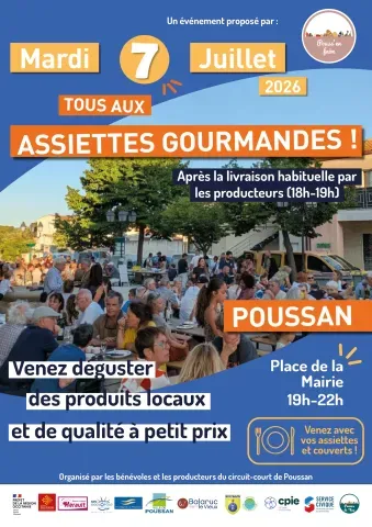 Assiettes gourmandes - Poussan