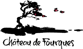 Logo du Château de Fourques, un arbre stylisé