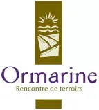 logo décrivant un soleil couchant sur des vignes et la mer