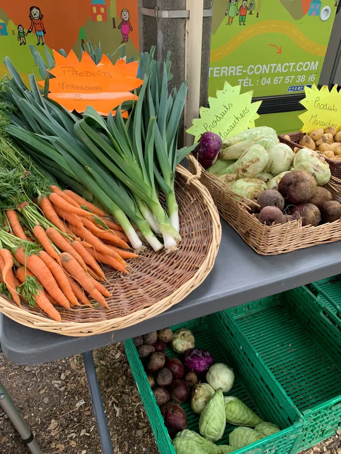 légumes maraîcher local