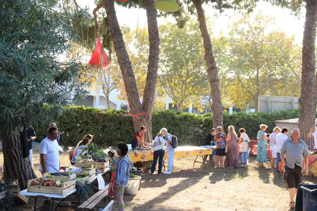 Marché de producteurs au jardin