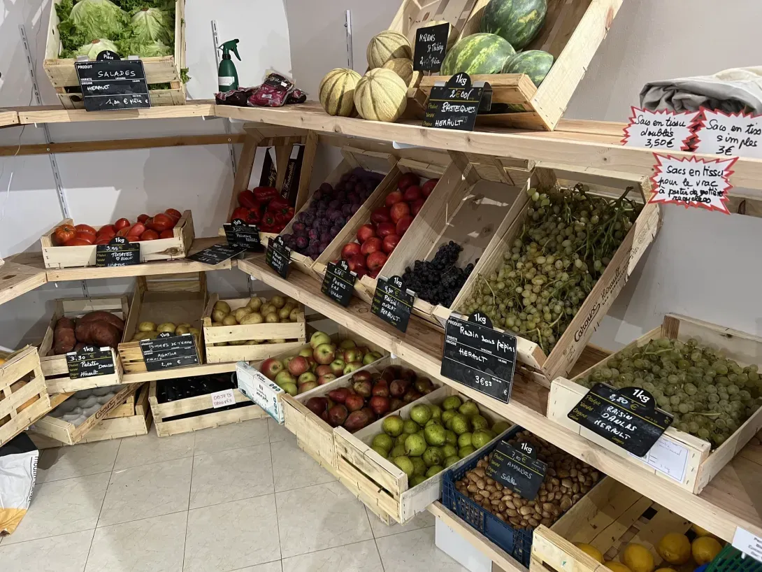 Aperçu de nos fruits et légumes