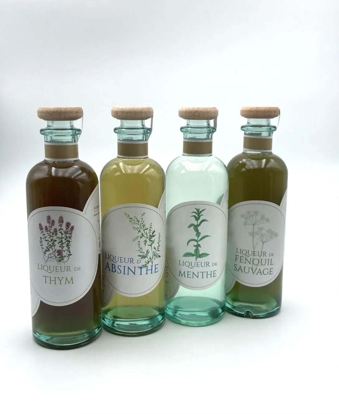 4 liqueurs le jardin de Mazaalaï 
